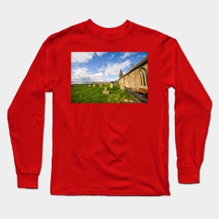 Newbiggin Bay from Church Point Long Sleeve T-Shirt